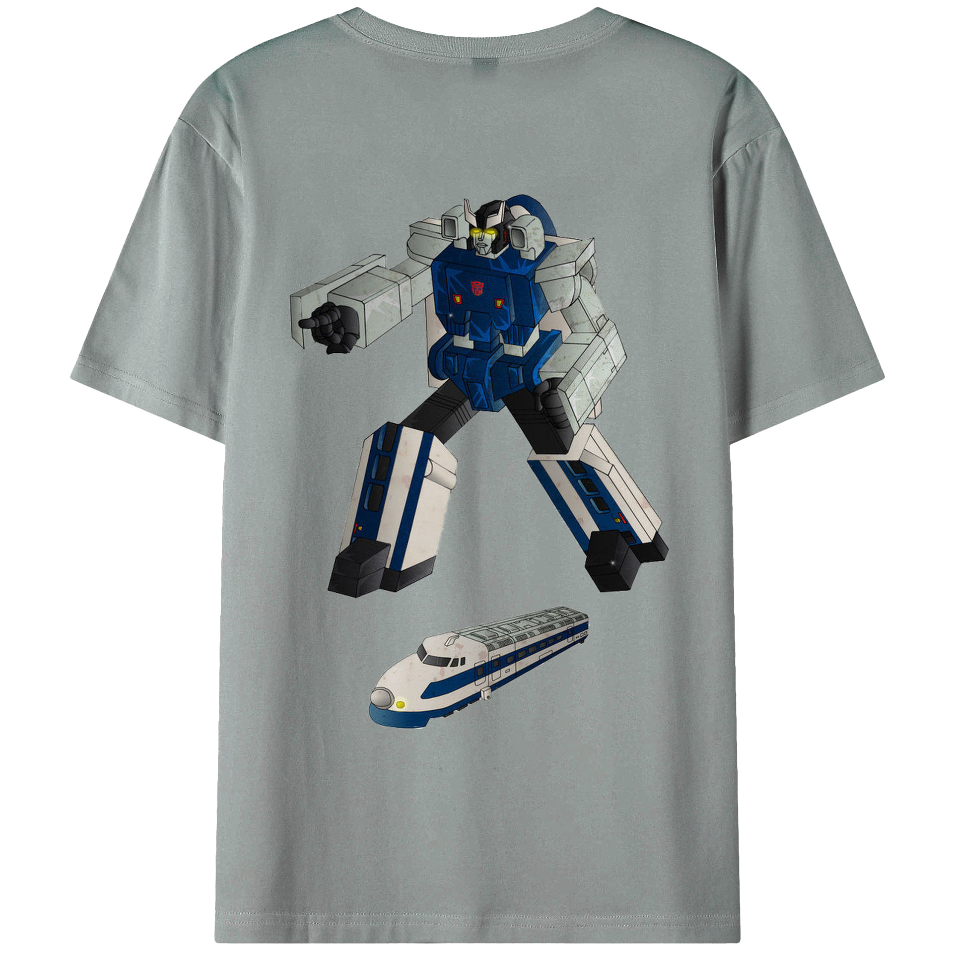 （画像用）  綿100％ メンズ半袖Tシャツ（バックプリント） 通気性